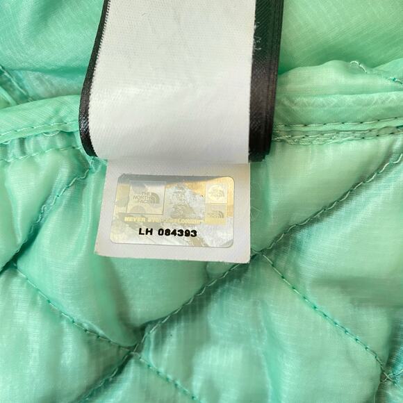 The North Face Women’s Thermaball Lightweight Packable Puffer Jacket Sz S Teal - Picture 14 of 14